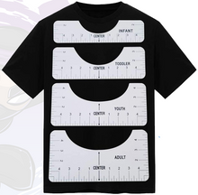 T-Shirt Alignment Rulers 4PCS Shinobi Transfers
