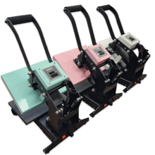 MagicPress Pro2330 Clamp Heat Press – 3 Colours Shinobi Transfers