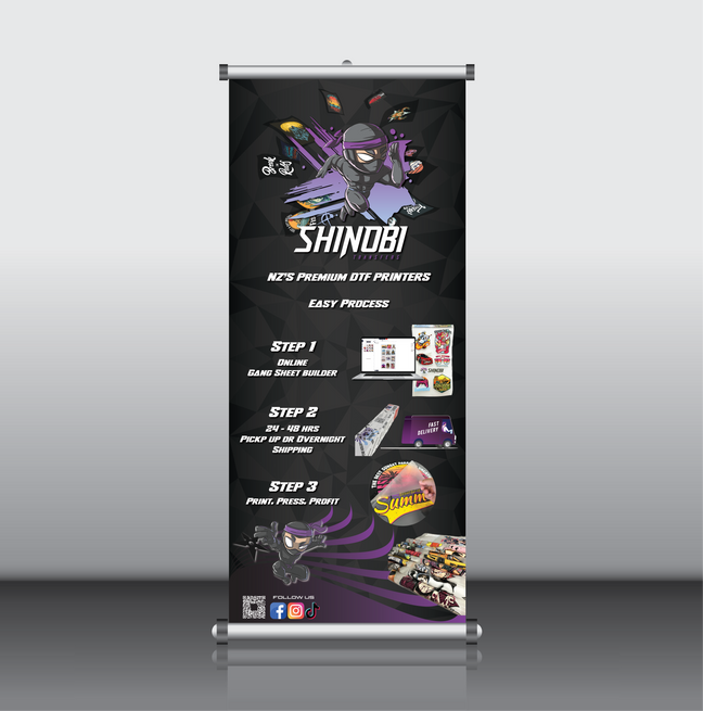 PULL UP BANNER Shinobi Transfers